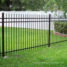 Residential Ornamental Fence  Metal Fence with High Security Wrought Iron Decorative Fence for wholesales